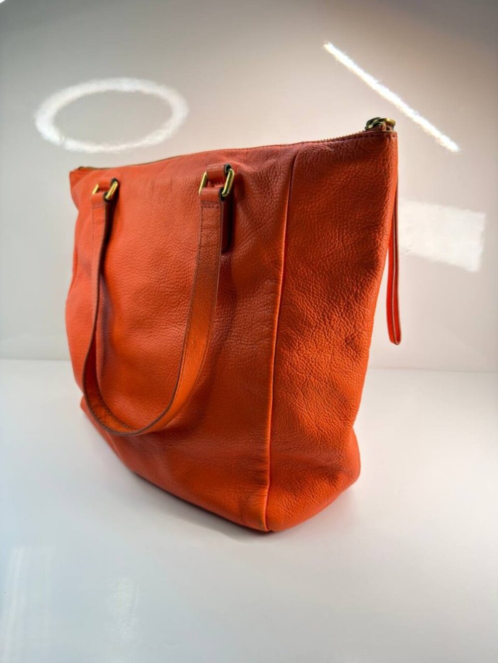 Marc Jacobs Leather Tote Bag – Orange - Picture 7 of 14
